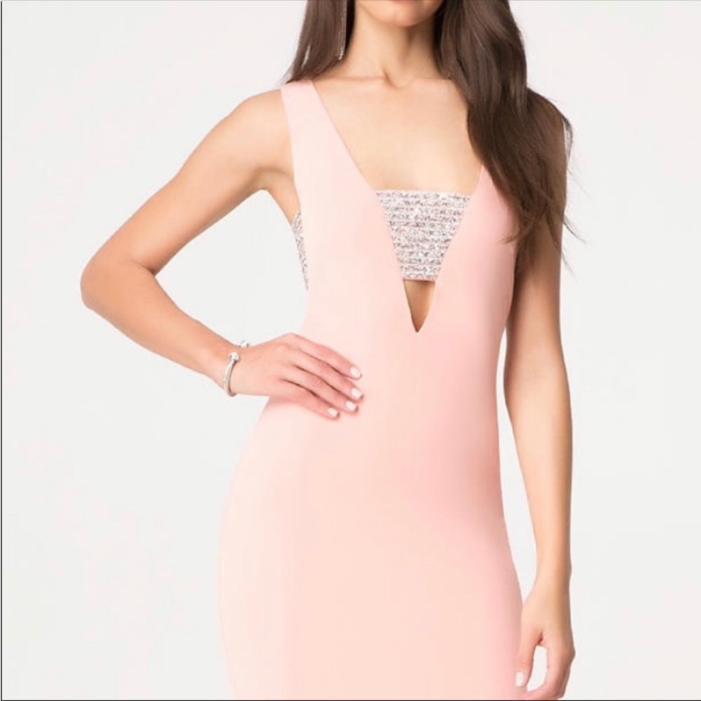 Woman’s Bebe Swarovski crystal dress